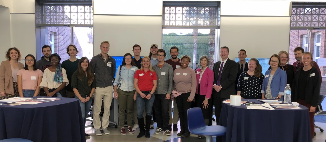 Coverdell fellows, Prep students, and friends attend Peace Corps Leadership Reception at UArizona 