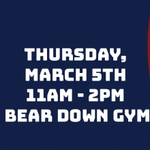 Peace Corps Fair Save the date flyer for Thursday March 6th 11AM - 2PM. Includes photo of desert sunset and logos for Peace Corps, UA, PC Prep, and Coverdell.